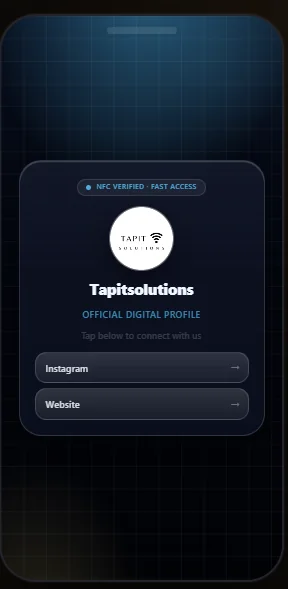 Fitness TapIt page template